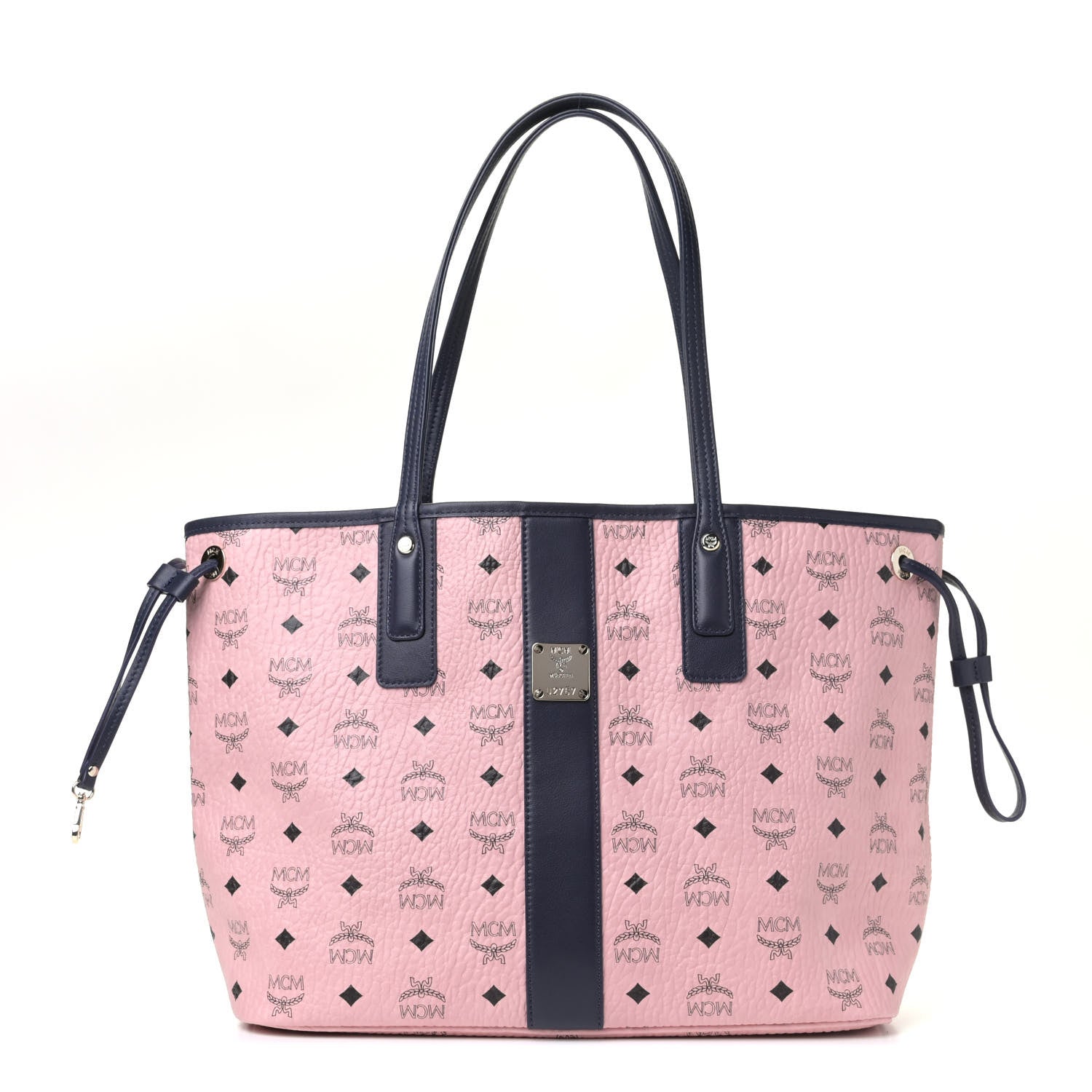 MCM Visetos Medium Liz Reversible Shopper Tote Soft Pink 1 of 4