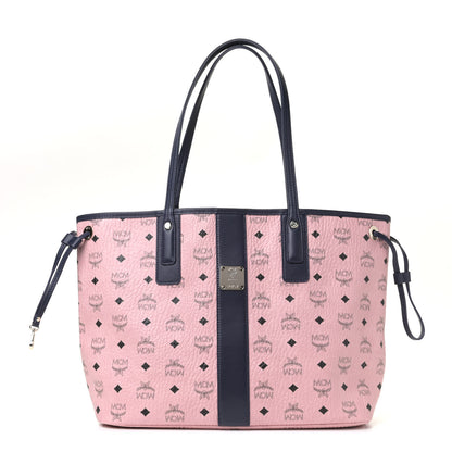 MCM Visetos Medium Liz Reversible Shopper Tote Soft Pink 1 of 4