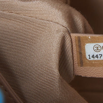 Chanel Caviar Quilted Expandable Zip Shoulder Bag Blue 10 of 10