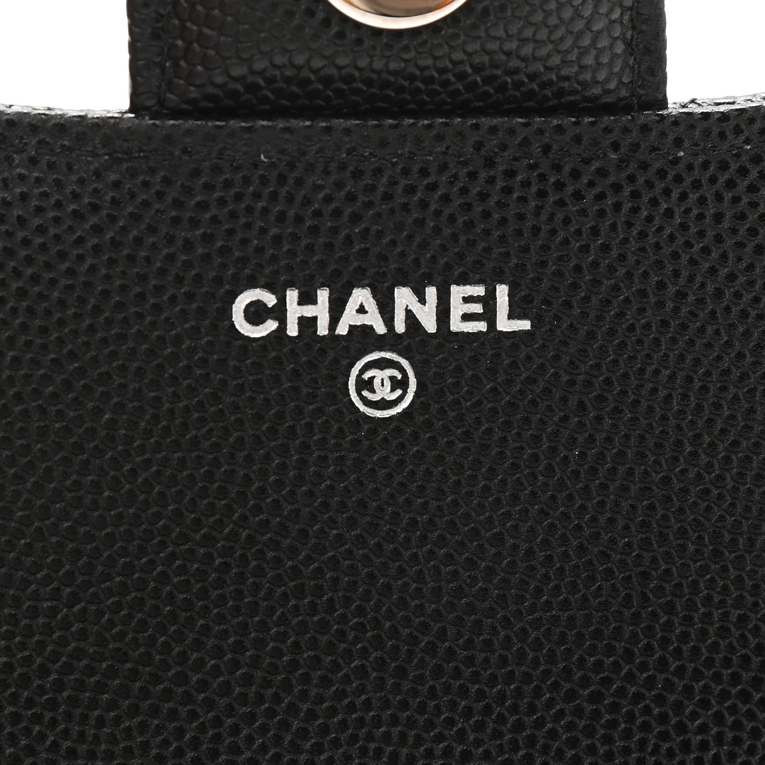 Chanel Caviar Quilted Glasses Case With Chain Black 6 of 10