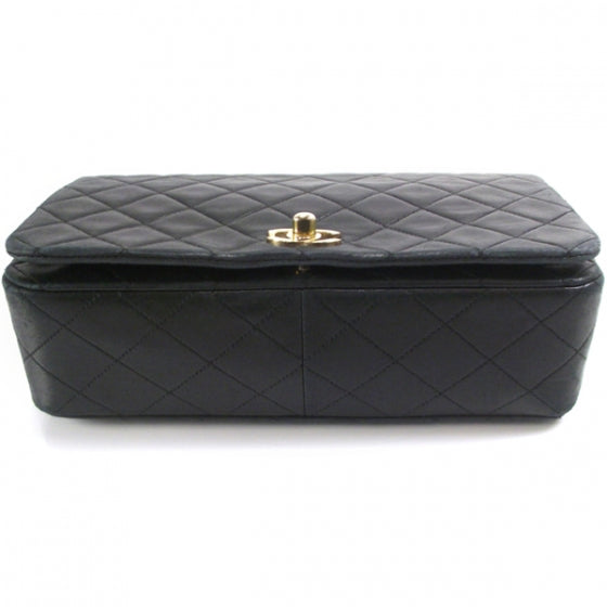 Lambskin Small Flap Bag Black