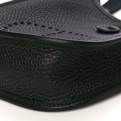 Hermes Taurillon Clemence Evelyne TPM Black 9 of 11