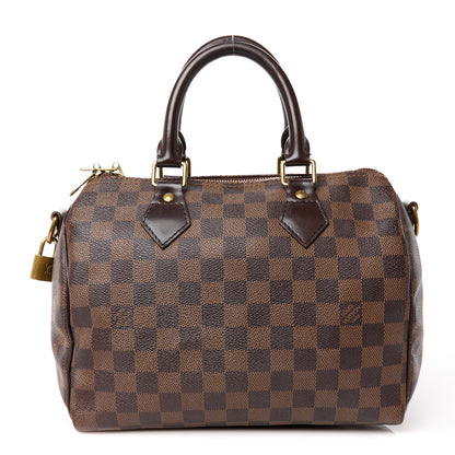 Louis Vuitton Damier Ebene Speedy Bandouliere 25 1 of 12