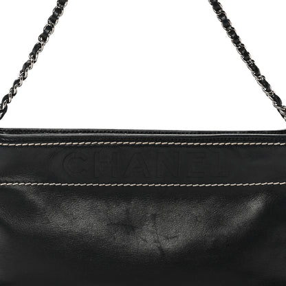 Chanel Lambskin Lax Pochette Black 8 of 10