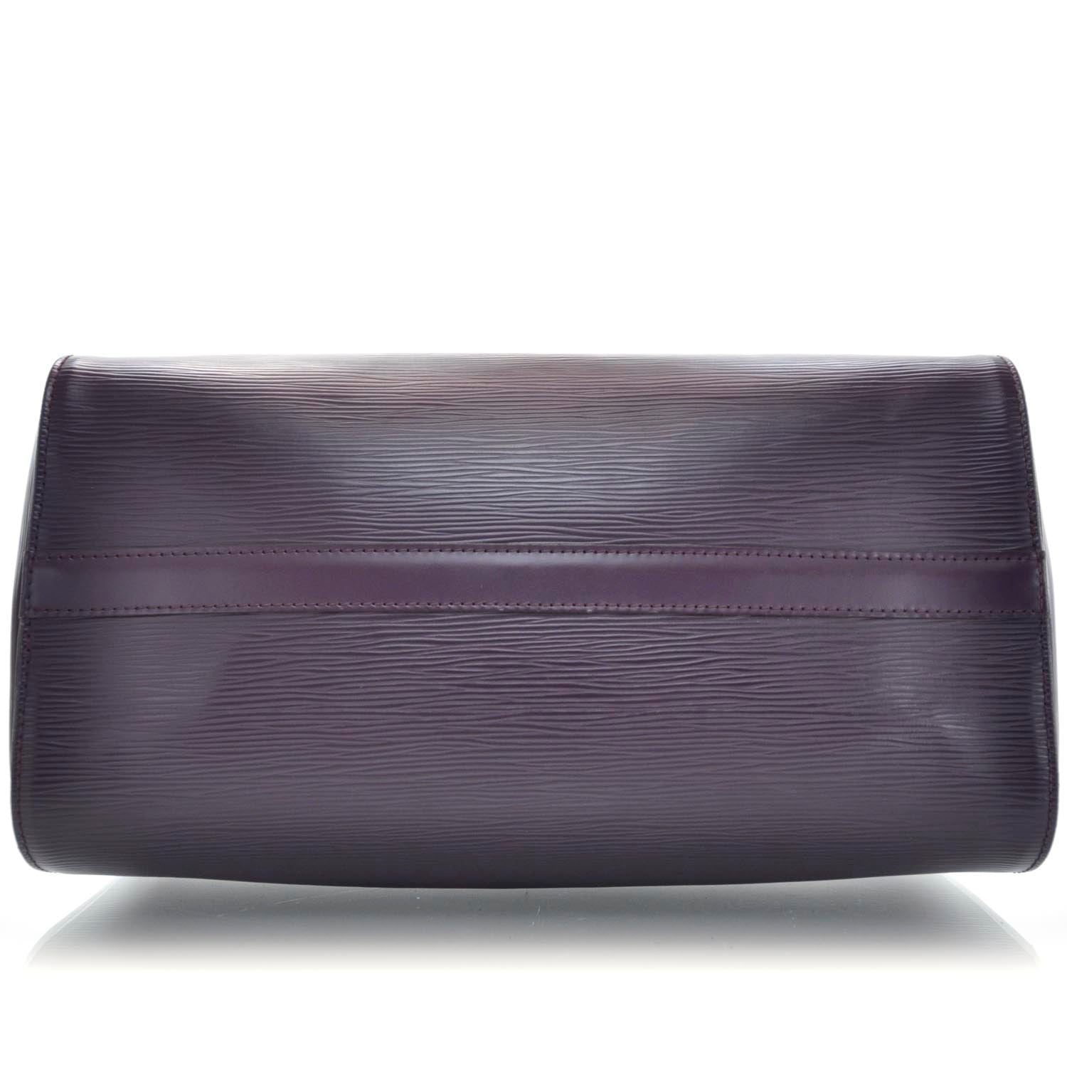 Louis Vuitton Epi Speedy 30 Cassis Purple 7 of 11