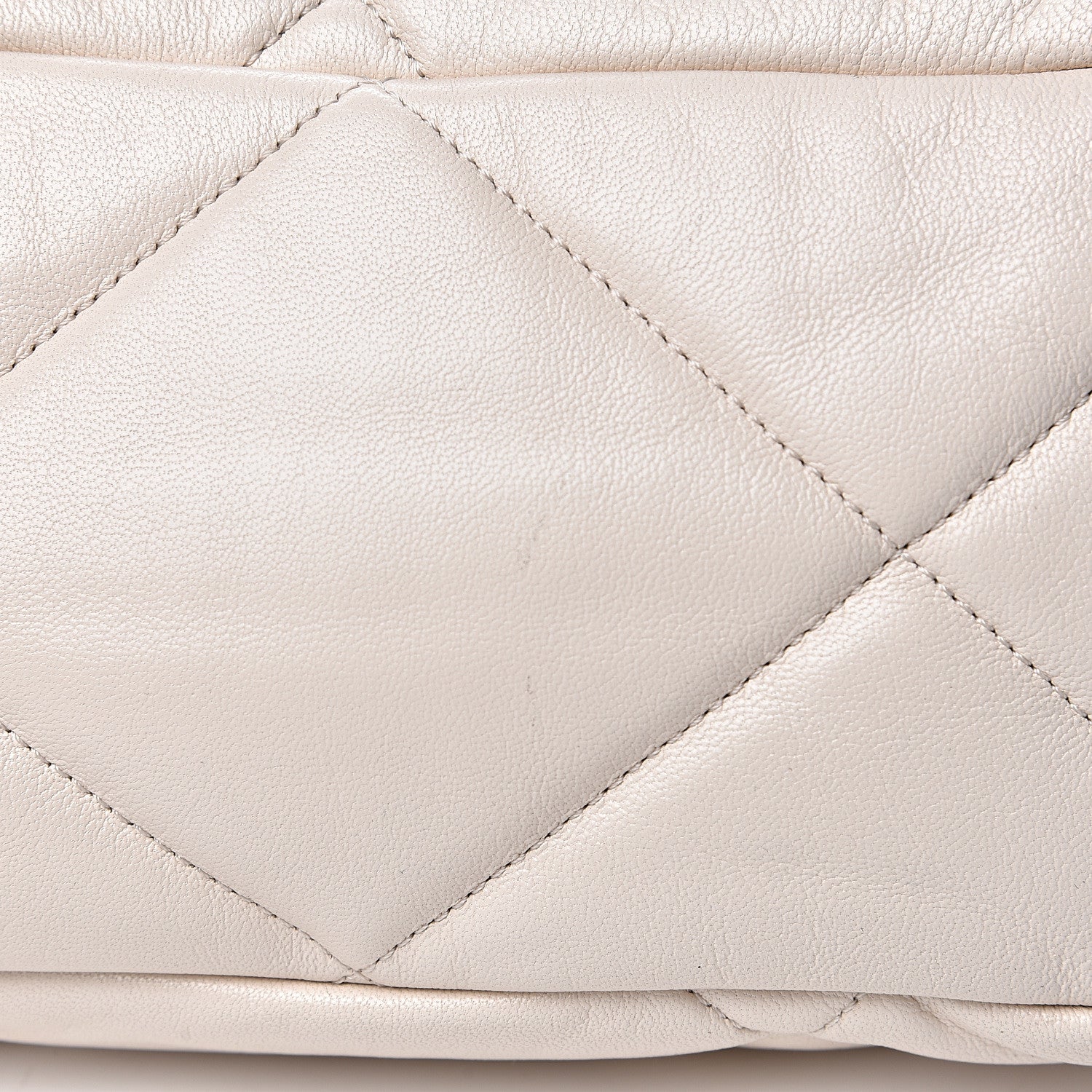 Chanel Lambskin Quilted Maxi 19 Flap Ivory 7 of 10