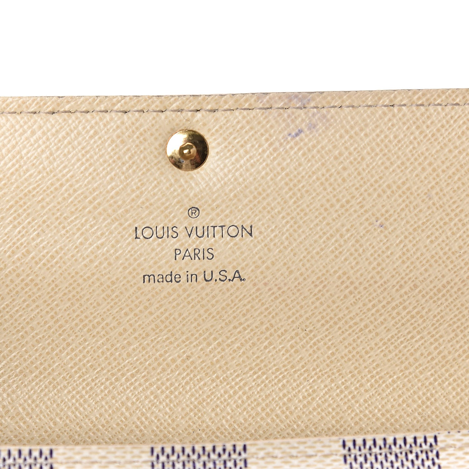 Louis Vuitton Damier Azur Sarah Wallet 6 of 9
