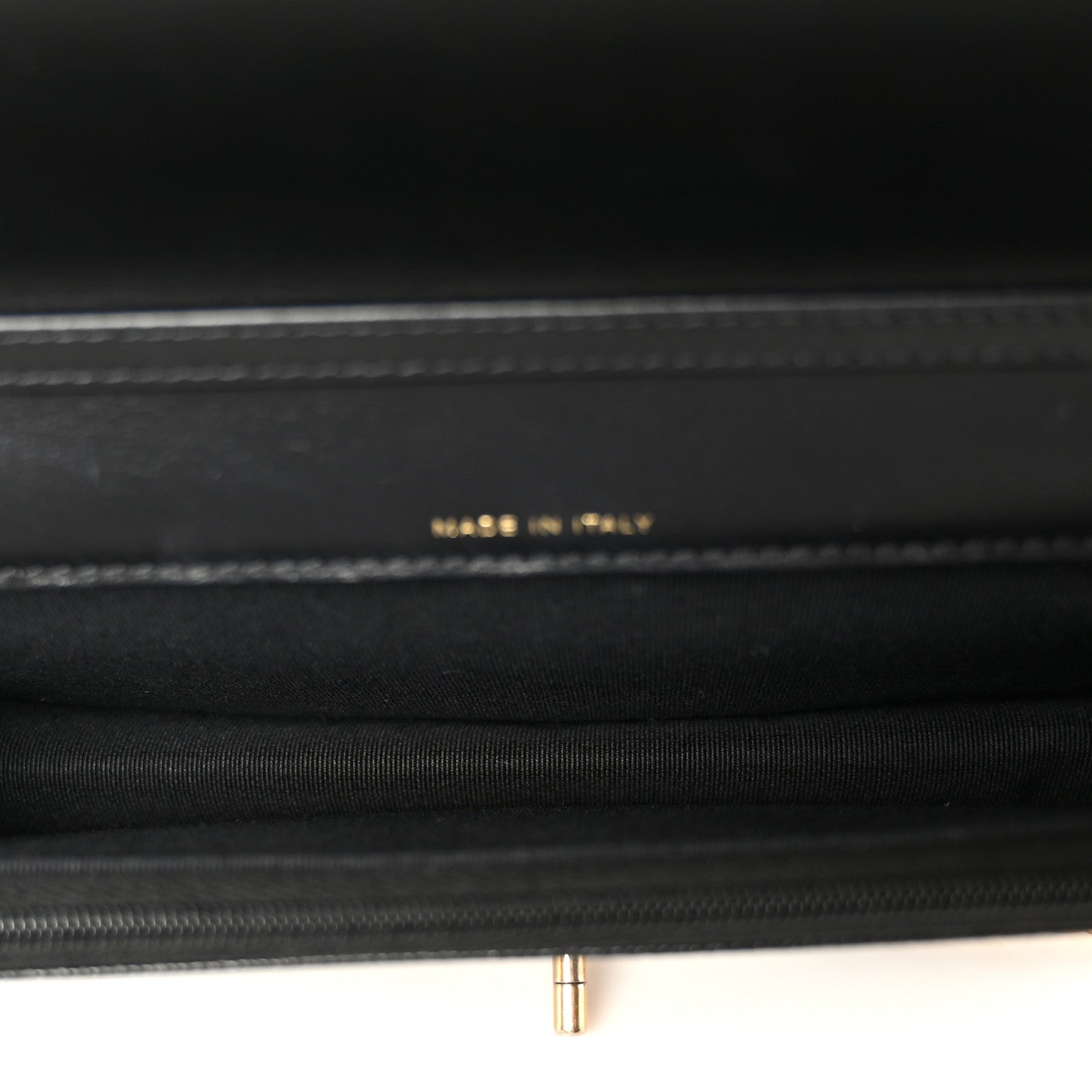 Chanel Caviar Quilted Camellia Clutch With Chain Black 5 of 12
