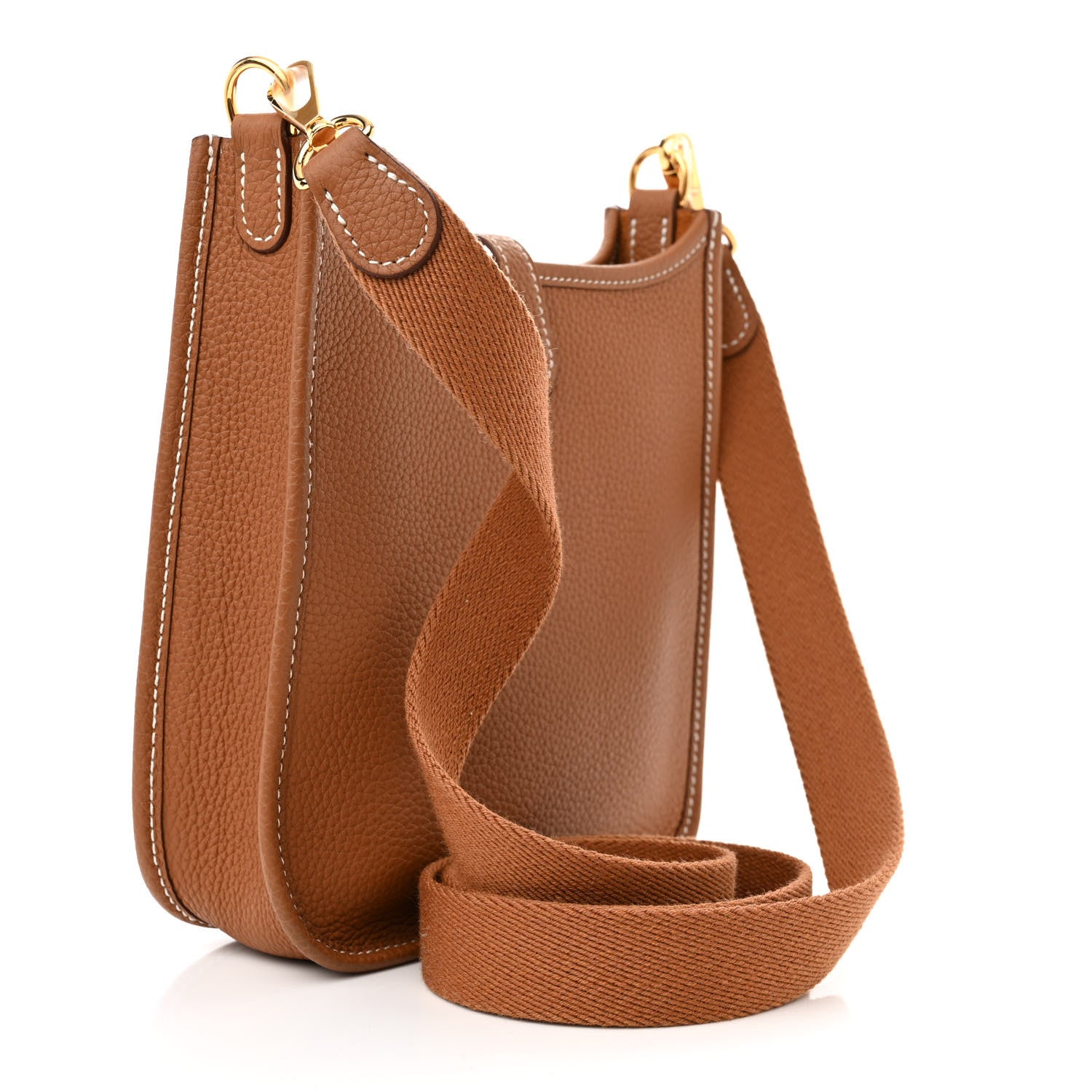 Hermes Taurillon Clemence Evelyne TPM Gold 3 of 11