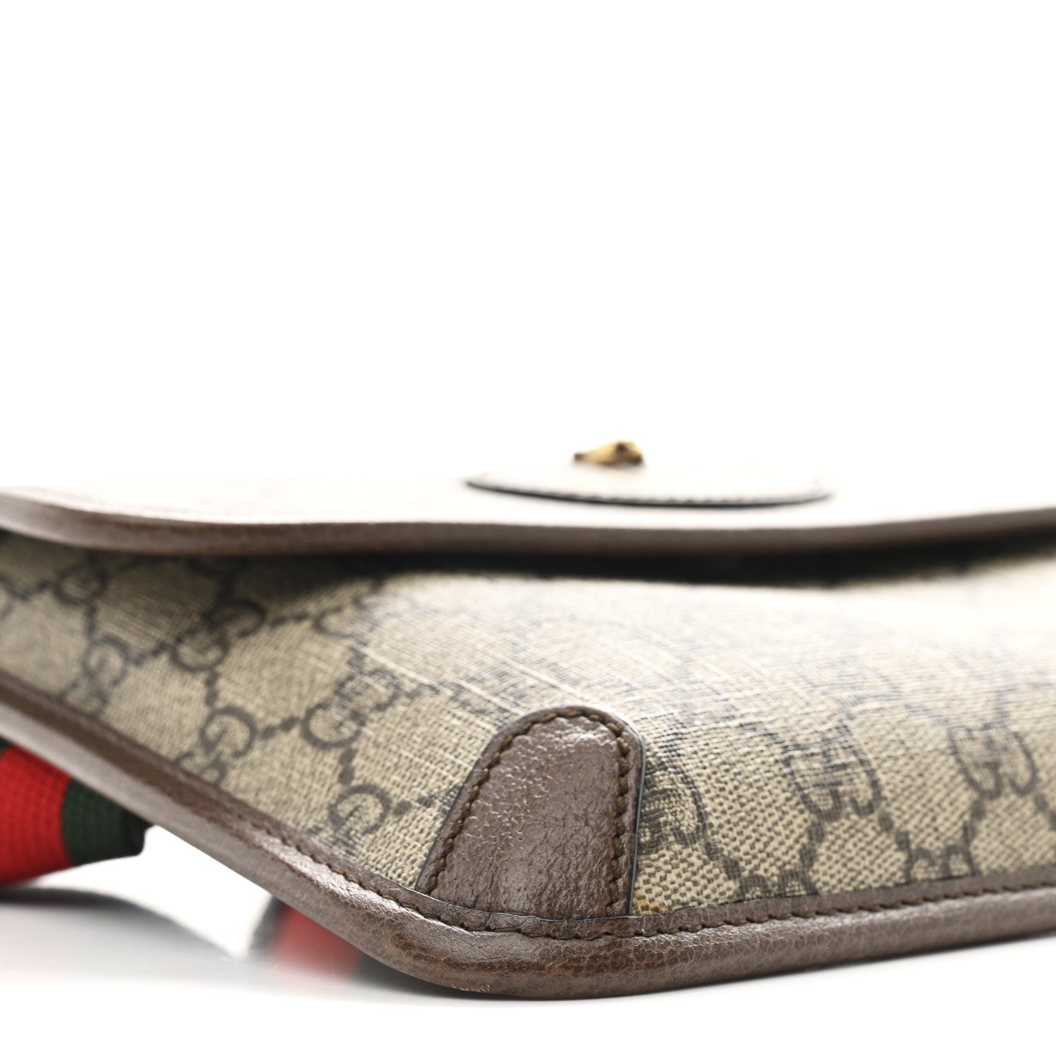 Gucci GG Supreme Monogram Neo Vintage Web Belt Bag Brown 9 of 10
