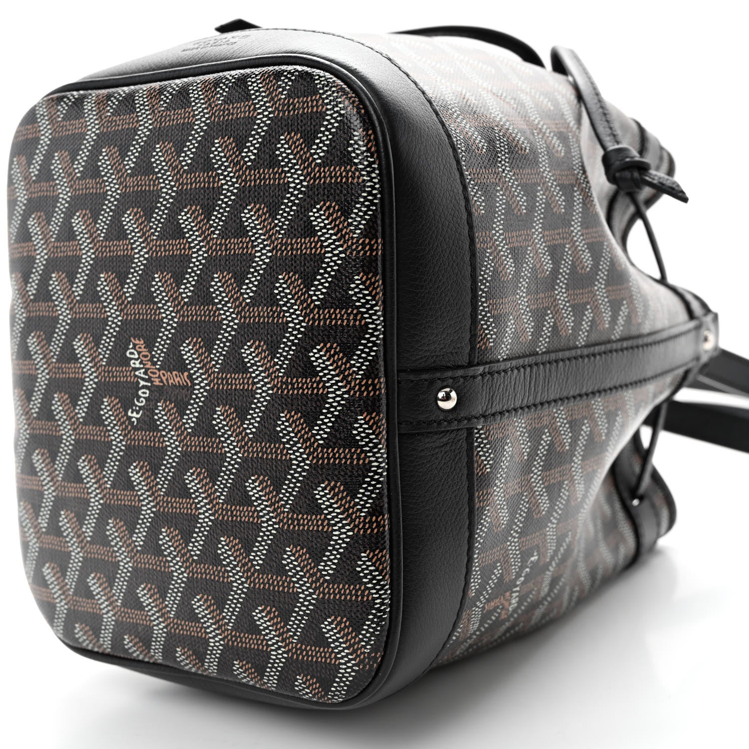 Goyard Goyardine Petit Flot Bucket Bag PM Black 9 of 9