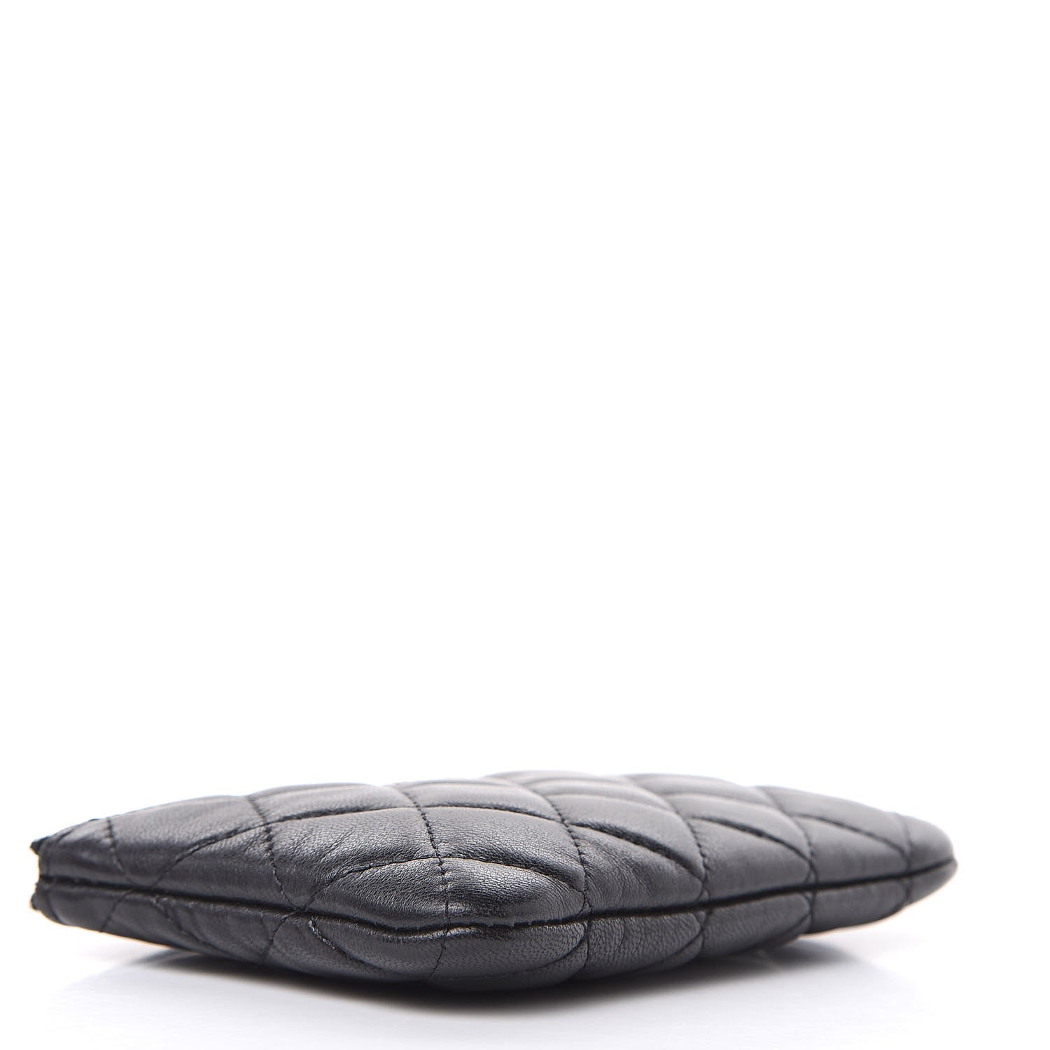 Chanel Lambskin Quilted Small Cosmetic Case Black 4 of 7