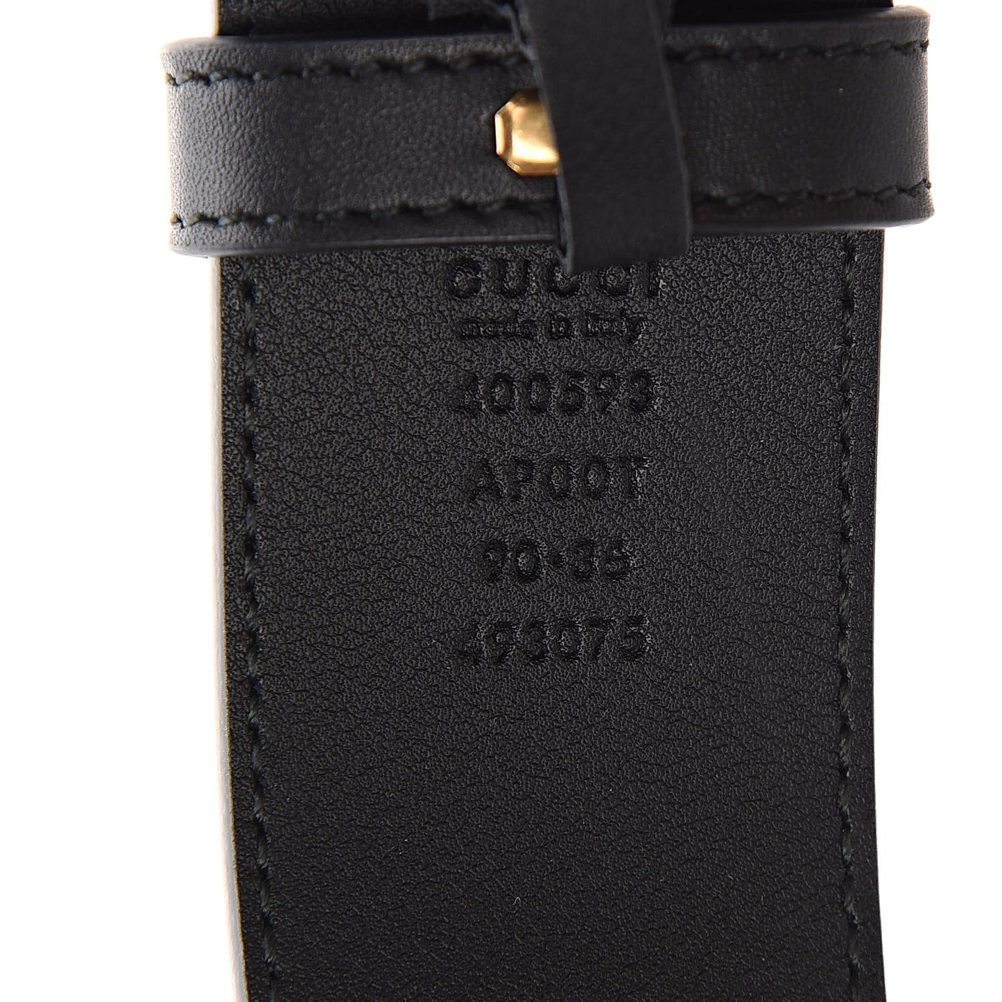 Calfskin Double G 40mm Belt 90 36 Black