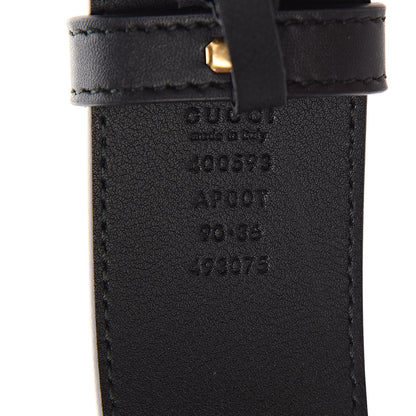 Gucci Calfskin Double G 40mm Belt 90 36 Black 6 of 6