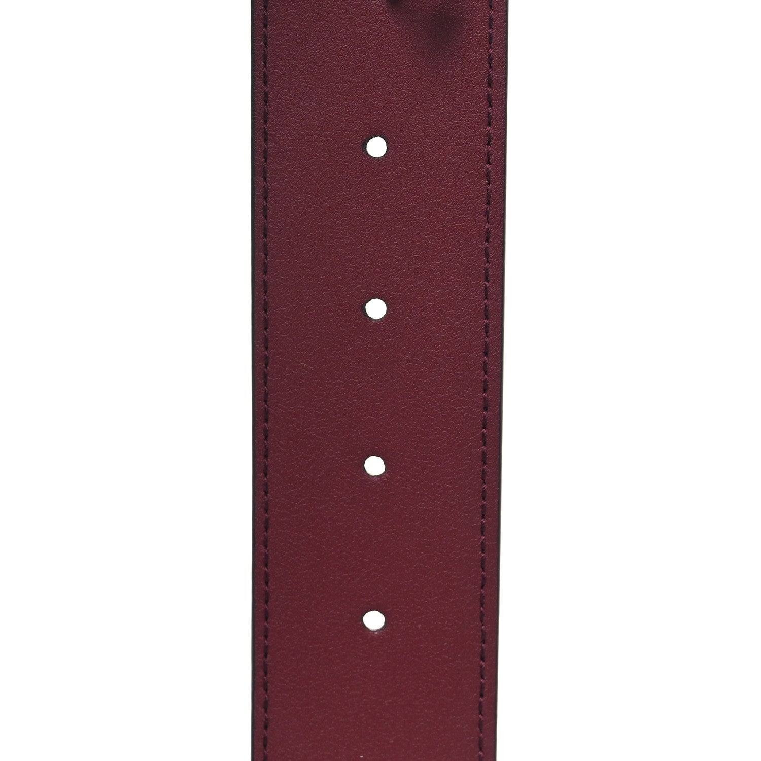 Gucci Ciny Lux Calfskin Patterned Double G 40mm Belt 75 30 Rubicund 5 of 5