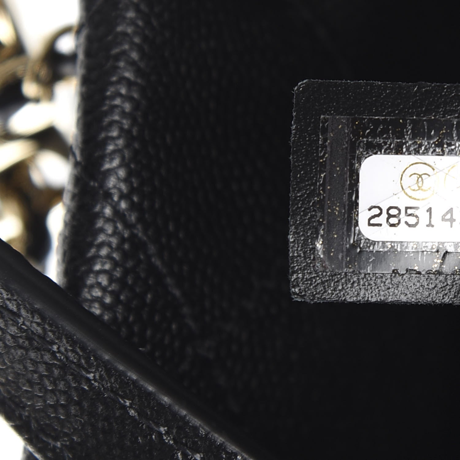Chanel Caviar Quilted Rolled Up Bucket Drawstring Bag Black 8 of 12