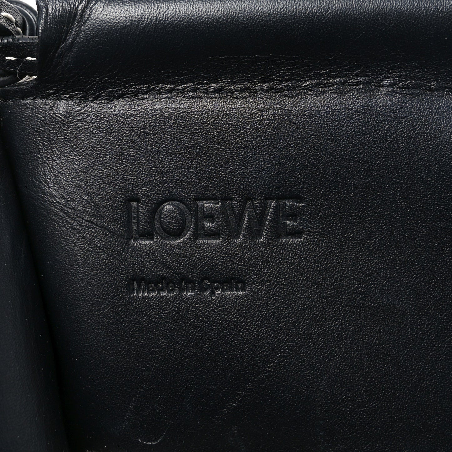 Grained Calfskin Small Cushion Tote Black