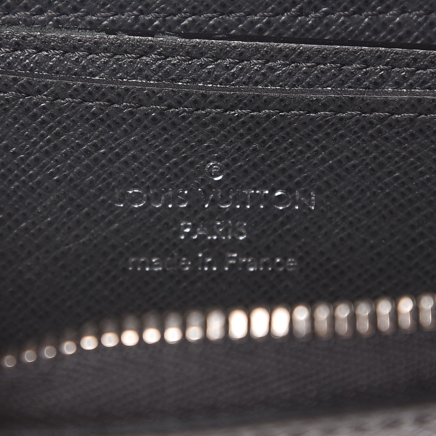 Louis Vuitton Taiga Zippy Coin Purse Vertical Black 6 of 6