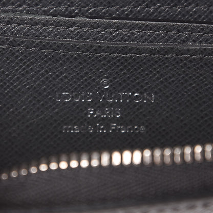 Louis Vuitton Taiga Zippy Coin Purse Vertical Black 6 of 6