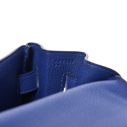 Hermes Togo Kelly Retourne 35 Bleu Electrique 9 of 11