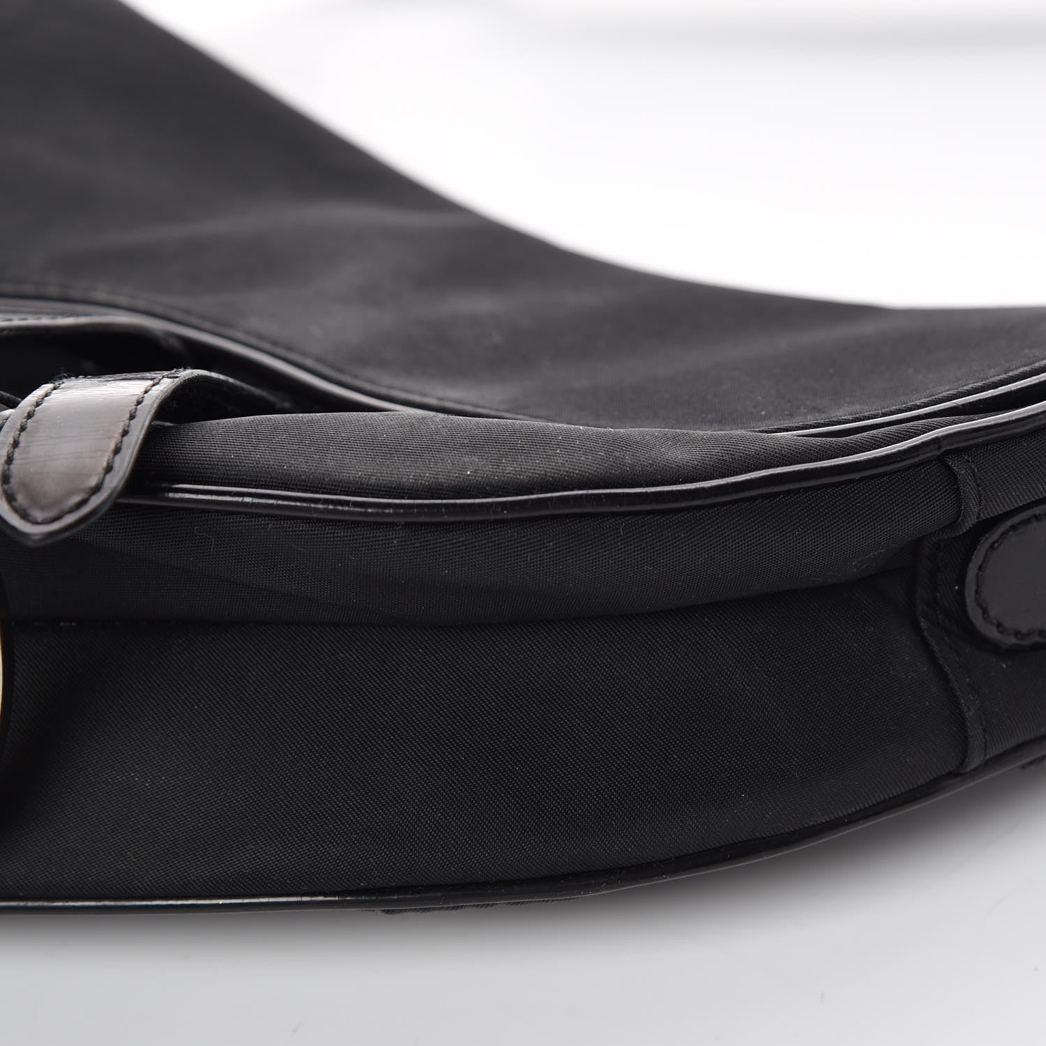 Christian Dior Nylon Saddle Bag Black 15 of 16