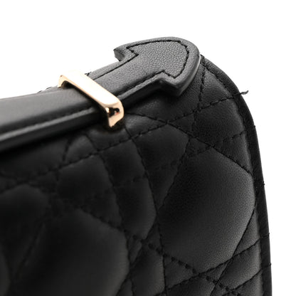 Christian Dior Lambskin Cannage Mini My Dior Bag Black 11 of 11