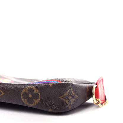 Louis Vuitton Monogram 2020 Christmas Animation Bumper Cars Mini Pochette Accessories Coquelicot 8 of 11