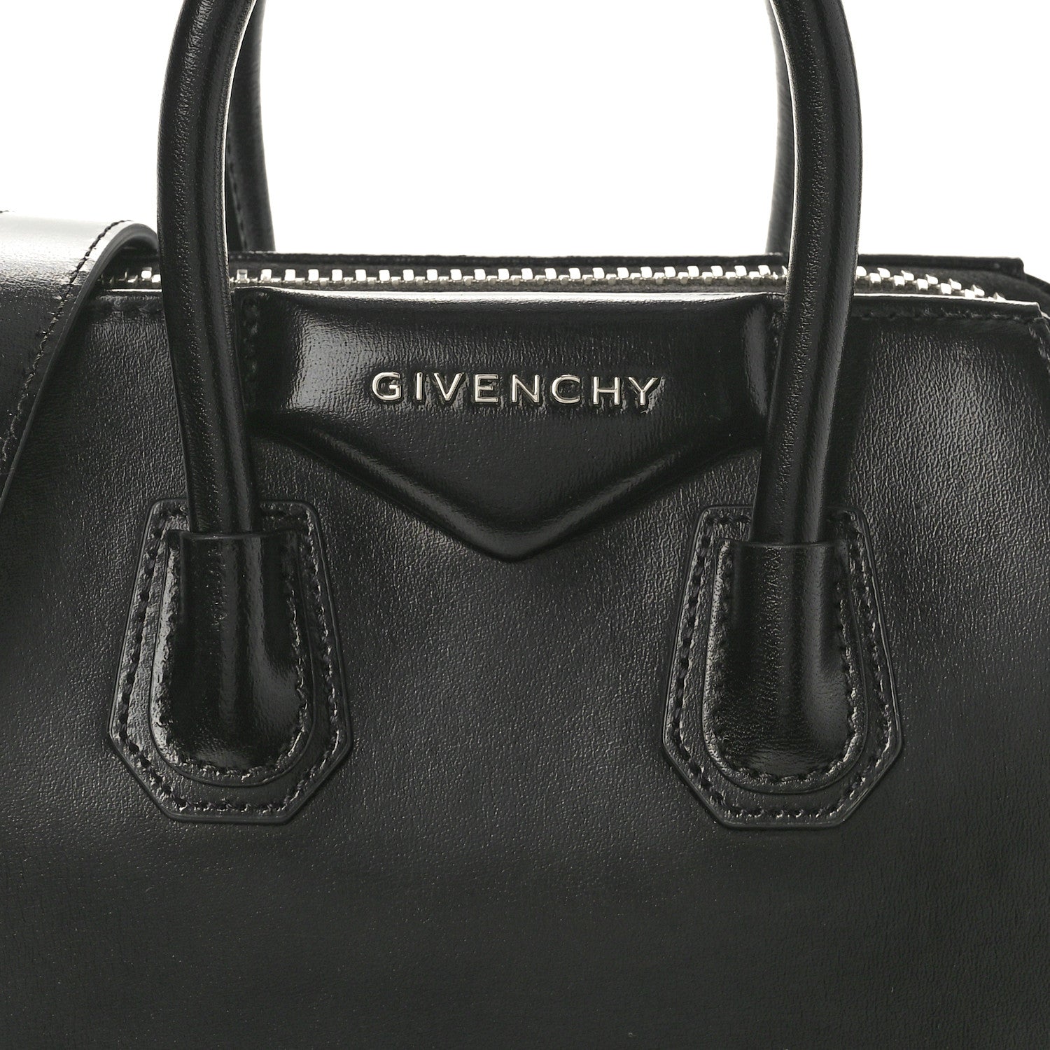 Givenchy Shiny Lord Calfskin Mini Antigona Black 8 of 10