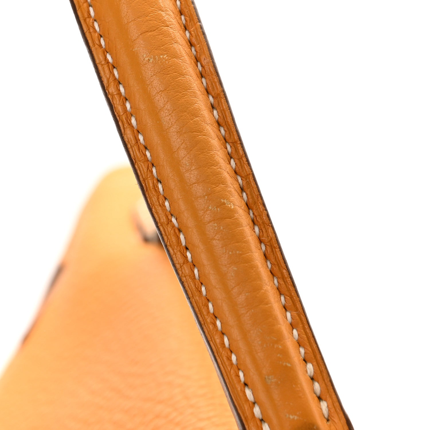 Hermes Taurillon Clemence Kelly Retourne 35 Moutarde Etain 20 of 21