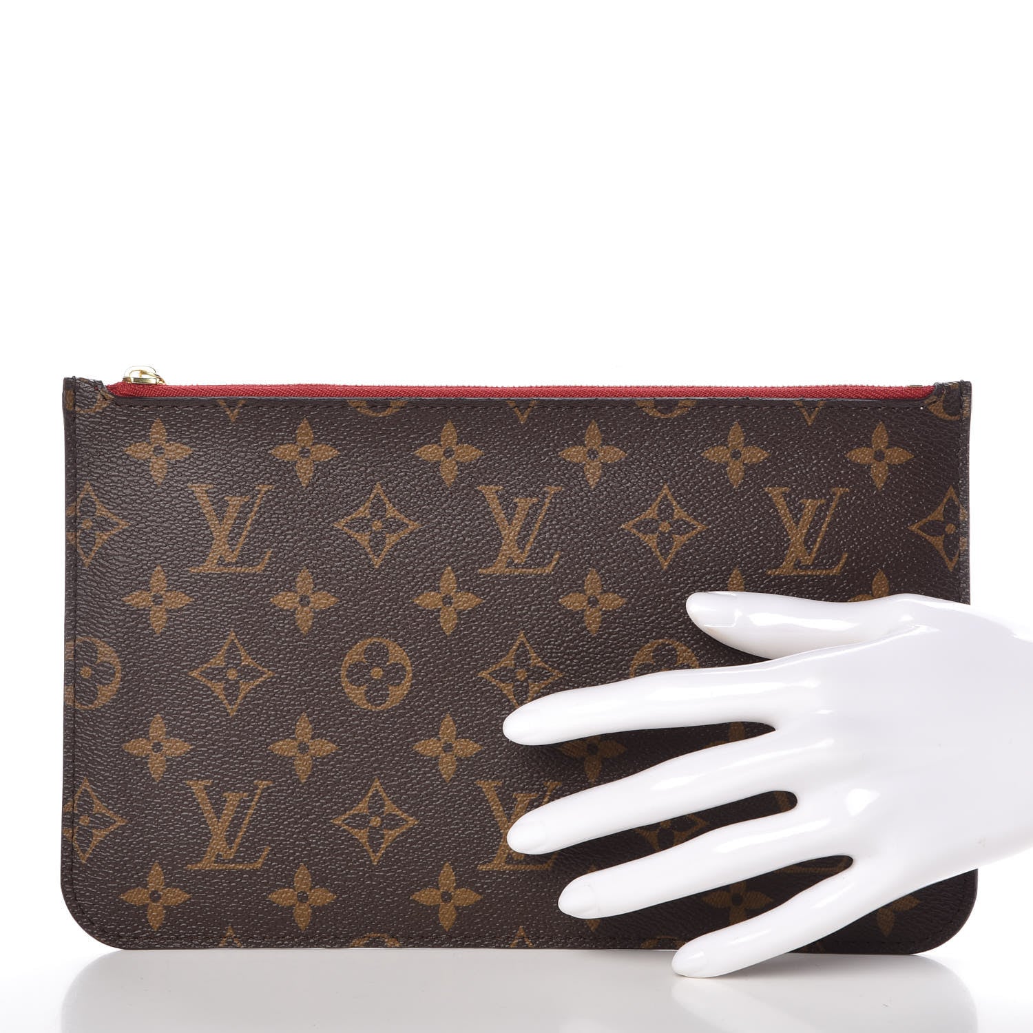 Louis Vuitton Monogram Neverfull MM GM Pochette Cherry 2 of 7