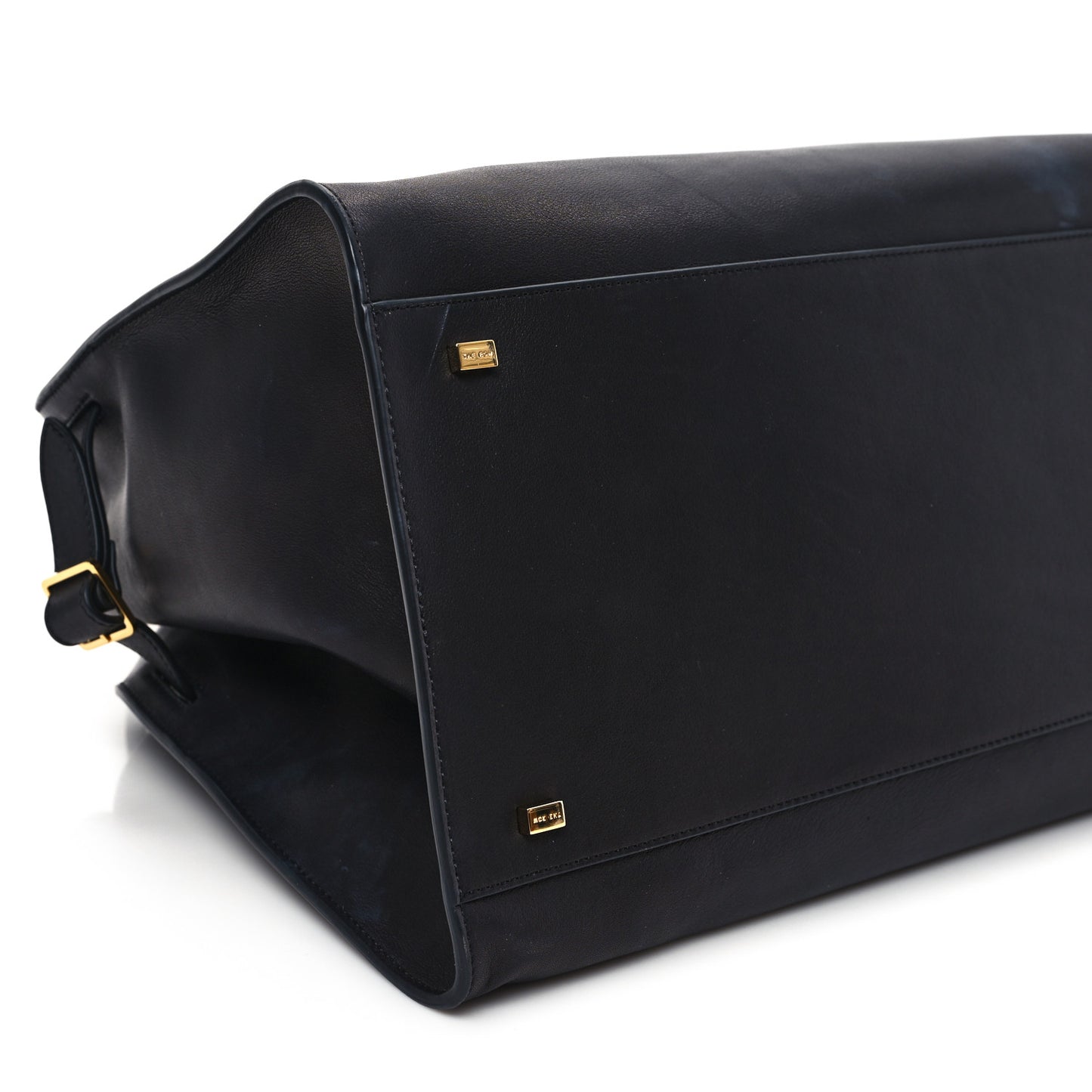 Polished Saddle Calfskin Soft Margaux 15 Black