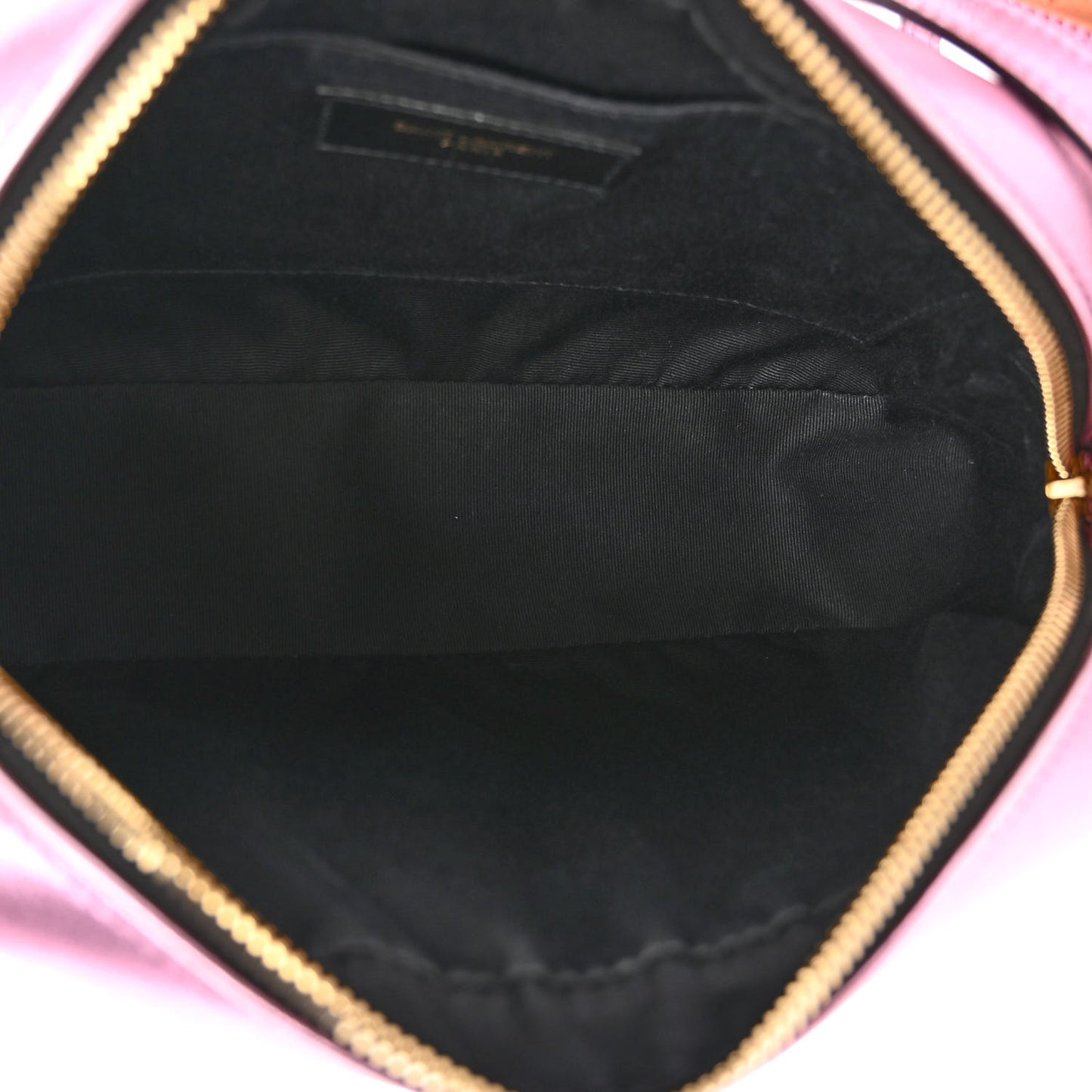 Metallic Calfskin Matelasse Monogram Lou Camera Bag Vegas Pink
