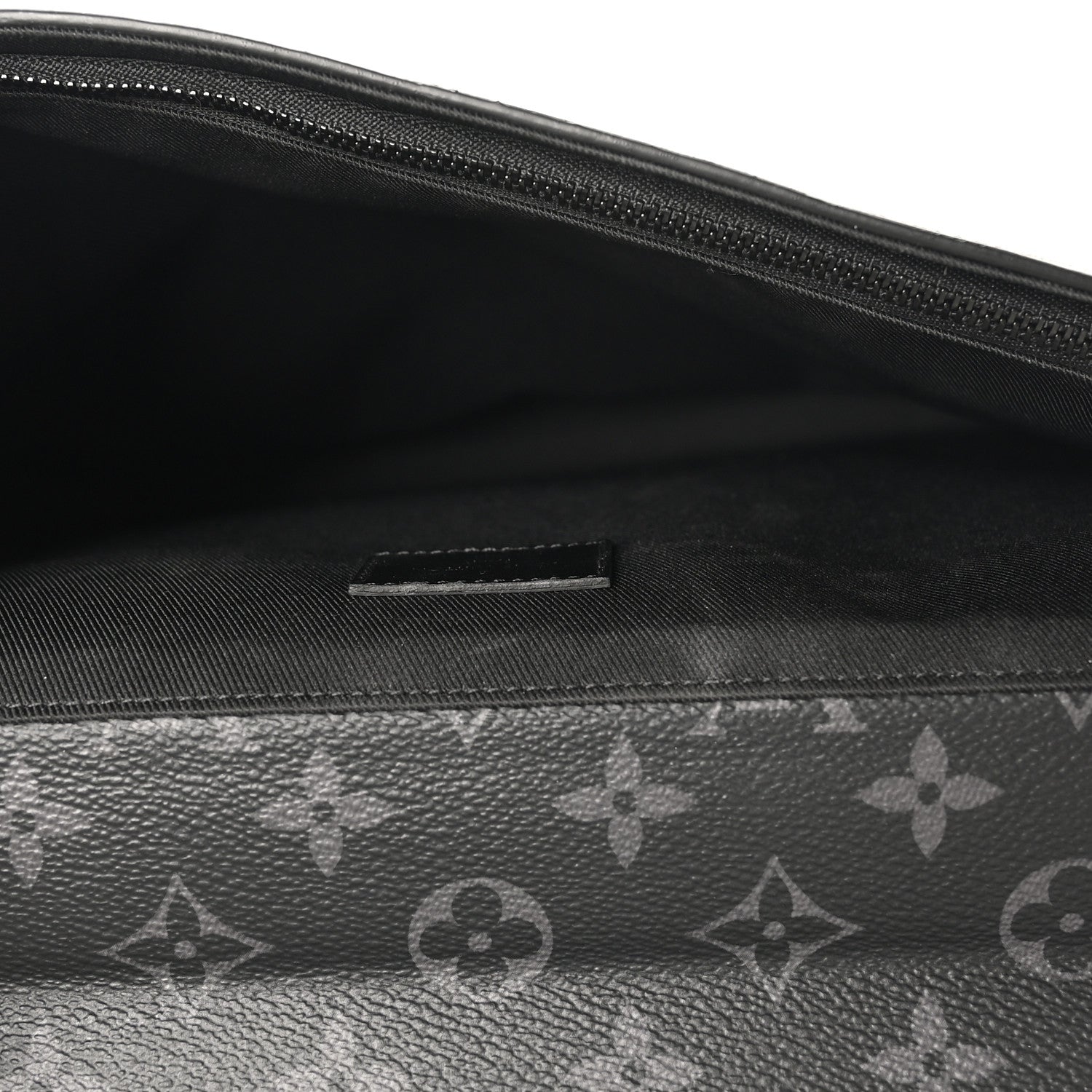 Louis Vuitton Epi Monogram Eclipse Porte Document Portfolio Black 5 of 7