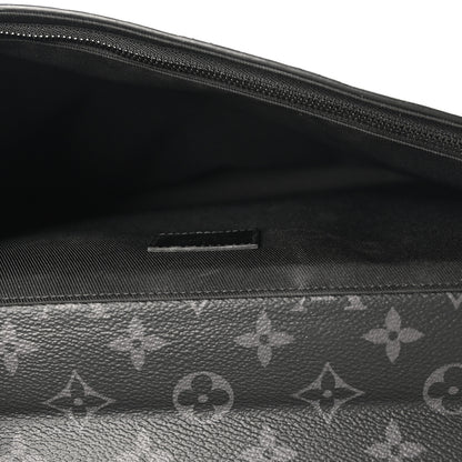 Louis Vuitton Epi Monogram Eclipse Porte Document Portfolio Black 5 of 7