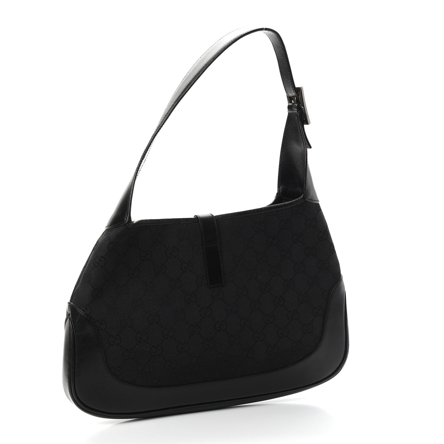 Monogram Small Jackie O Hobo Black