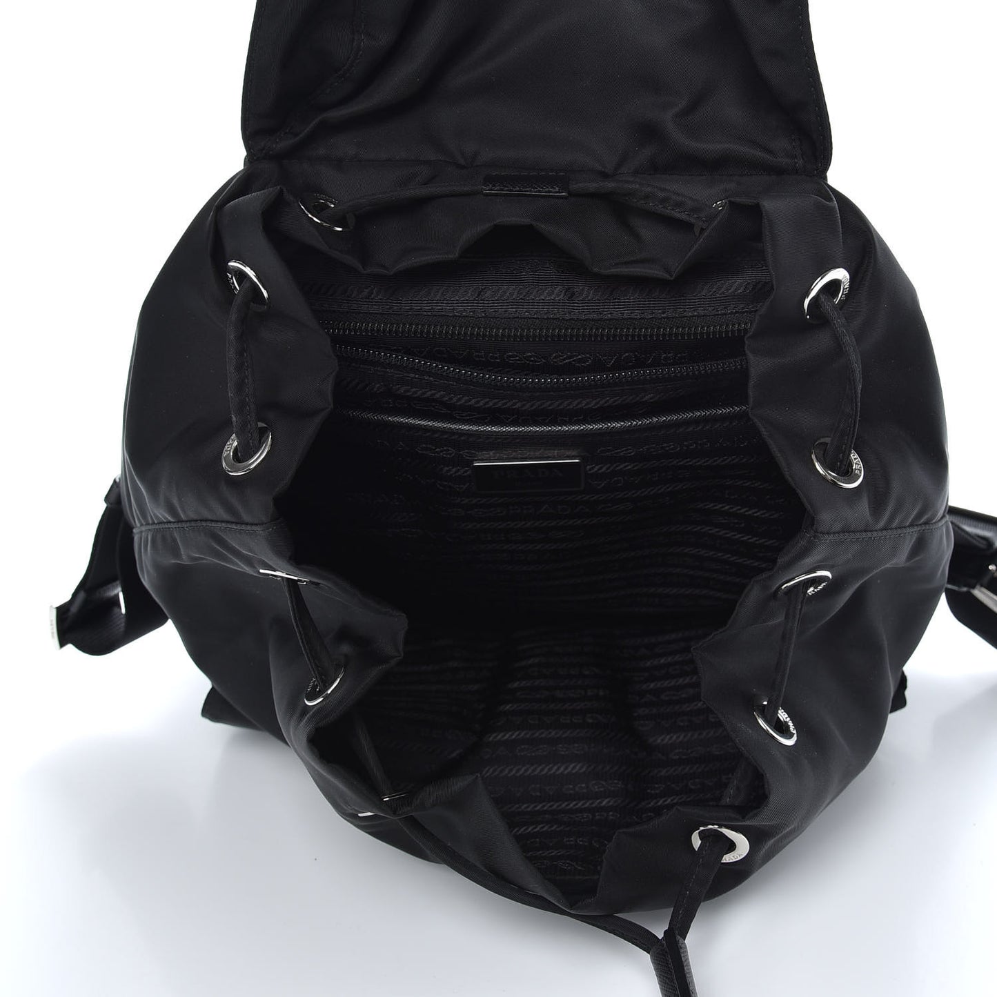 Nylon Vela Large Backpack Black