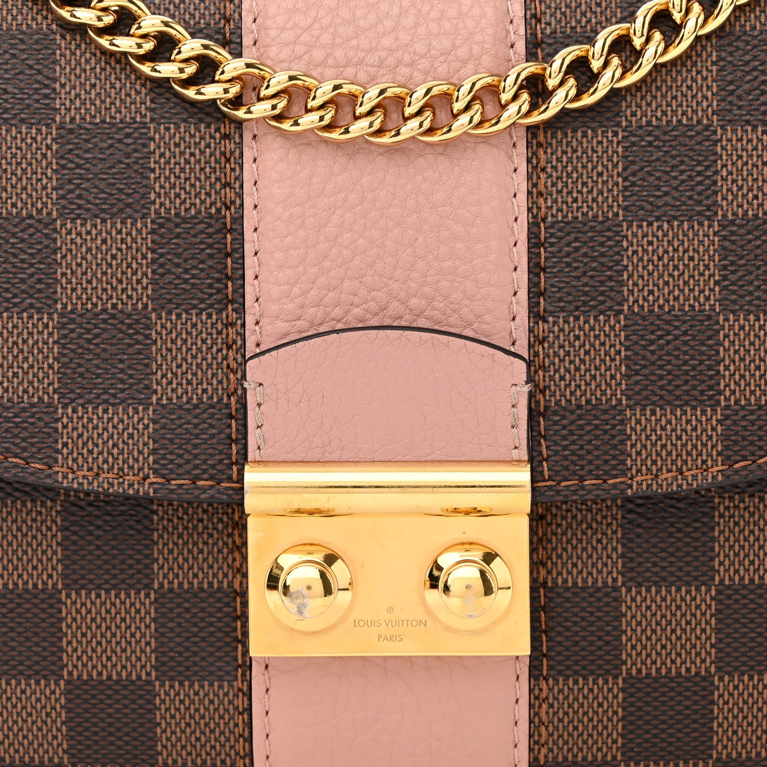 Louis Vuitton Damier Ebene Cuir Taurillon Wight Magnolia 8 of 10