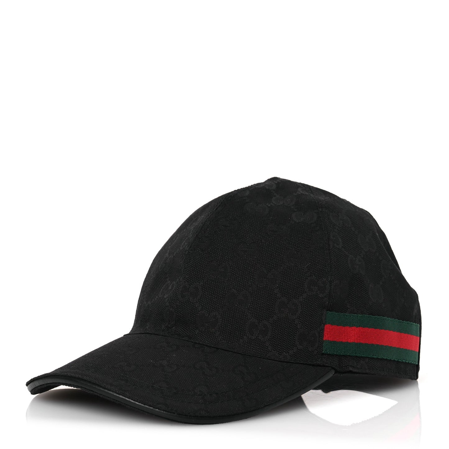 Monogram Web Baseball Hat L Black