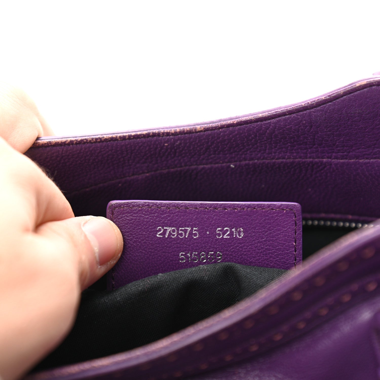 Balenciaga Agneau Classic Silver Hardware Riva Velo Purple 7 of 14