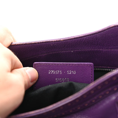 Balenciaga Agneau Classic Silver Hardware Riva Velo Purple 7 of 14