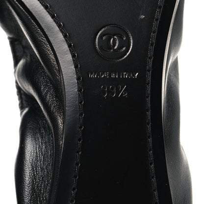 Chanel Lambskin CC Turnlock Ballerina Flats 39.5 Black 8 of 10