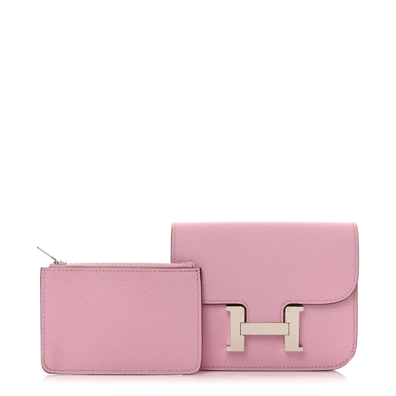Hermes Epsom Constance Slim Wallet Mauve Sylvestre 1 of 10