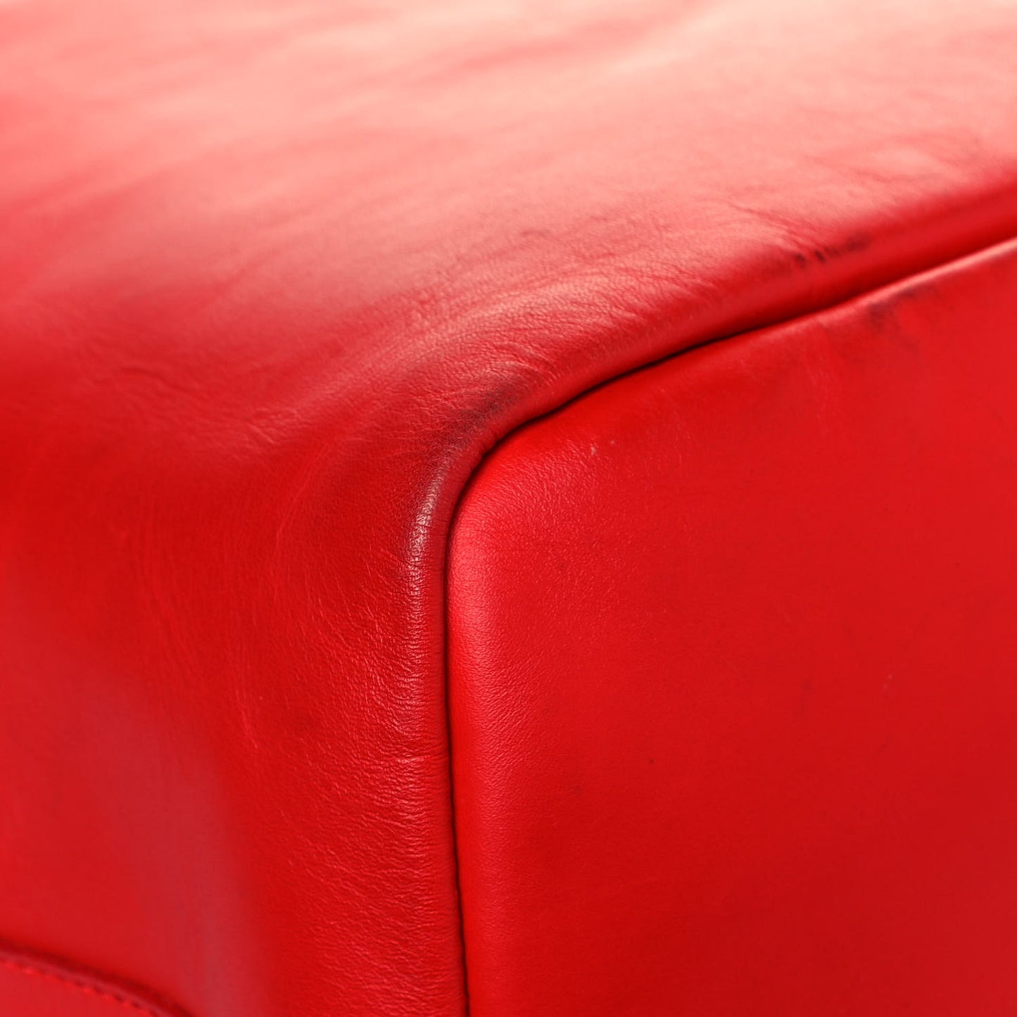 Calfskin Medium Bi-Color Antigona Tote Red Black