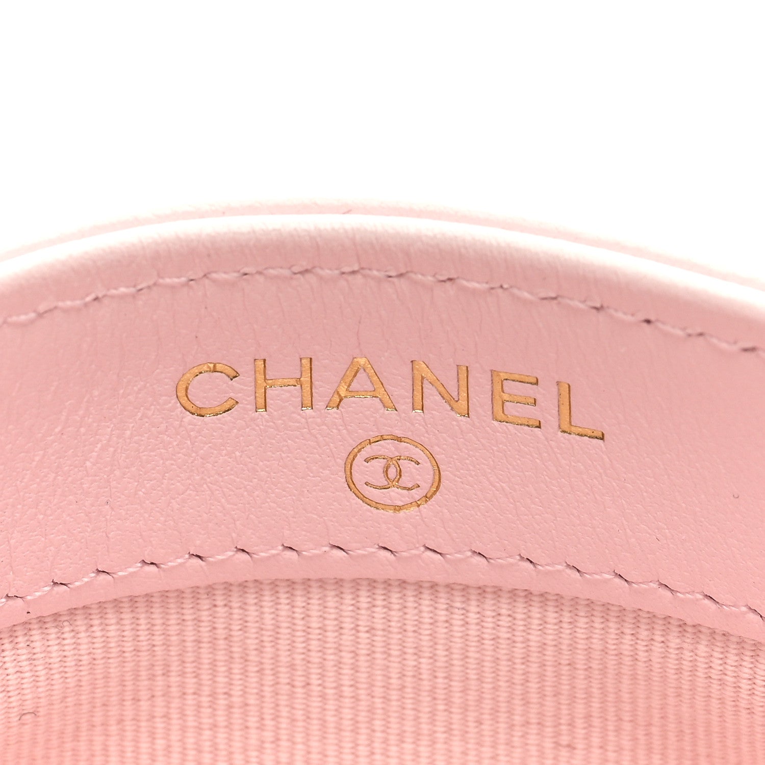 Chanel Lambskin Quilted Chanel 19 Card Holder Light Pink 6 of 6