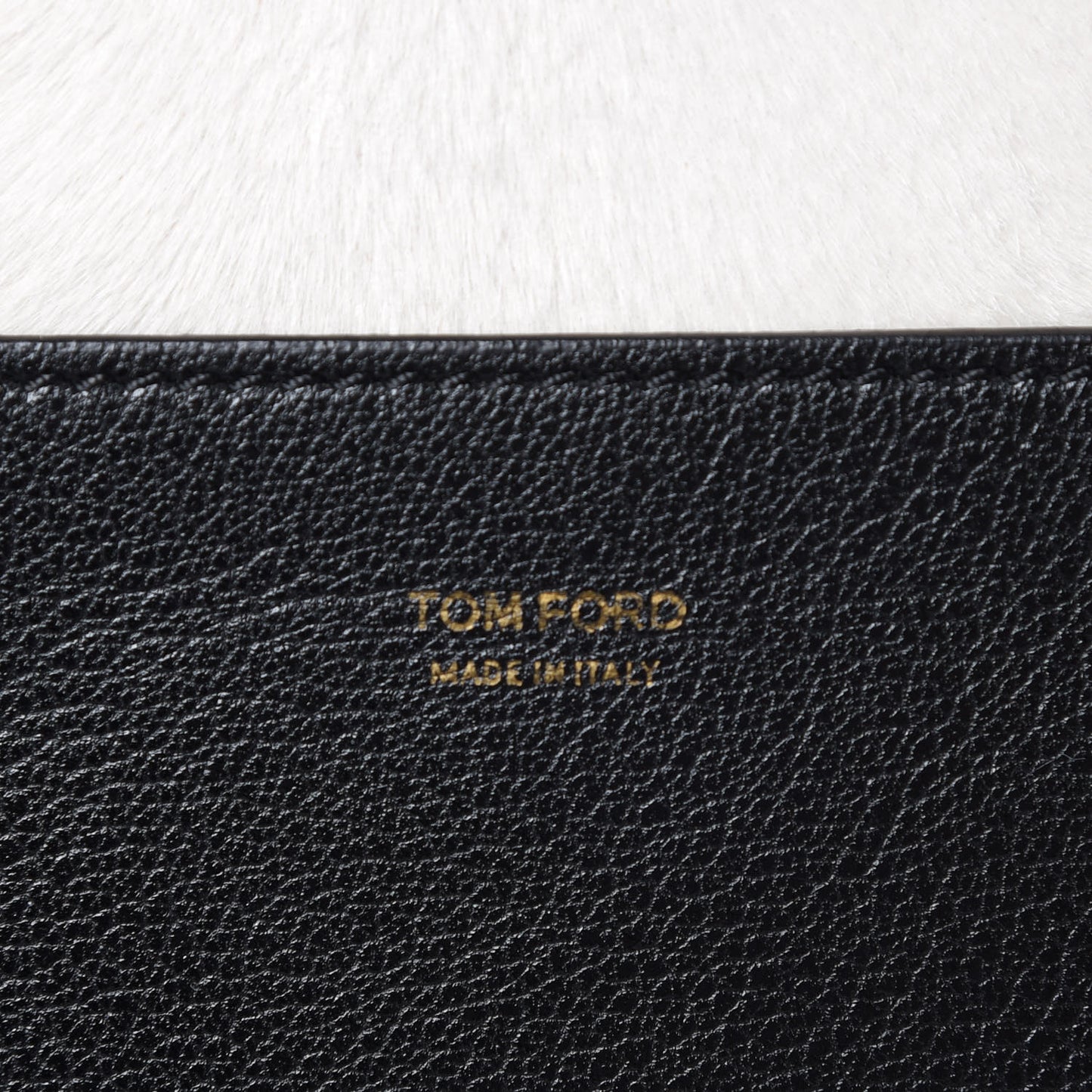 Calfskin Calf Hair Large Jennifer Brown White