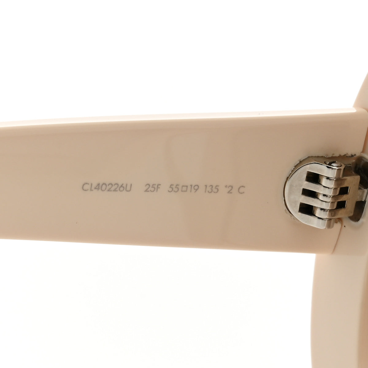 Acetate Triomphe 01 Sunglasses CL 40226U White