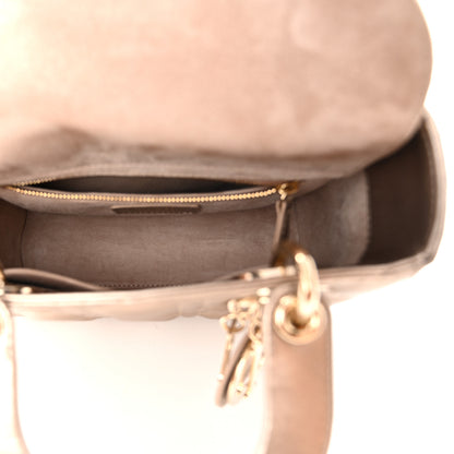 Christian Dior Metallic Lambskin Cannage Small My ABCDior Lady Dior Gold 5 of 11