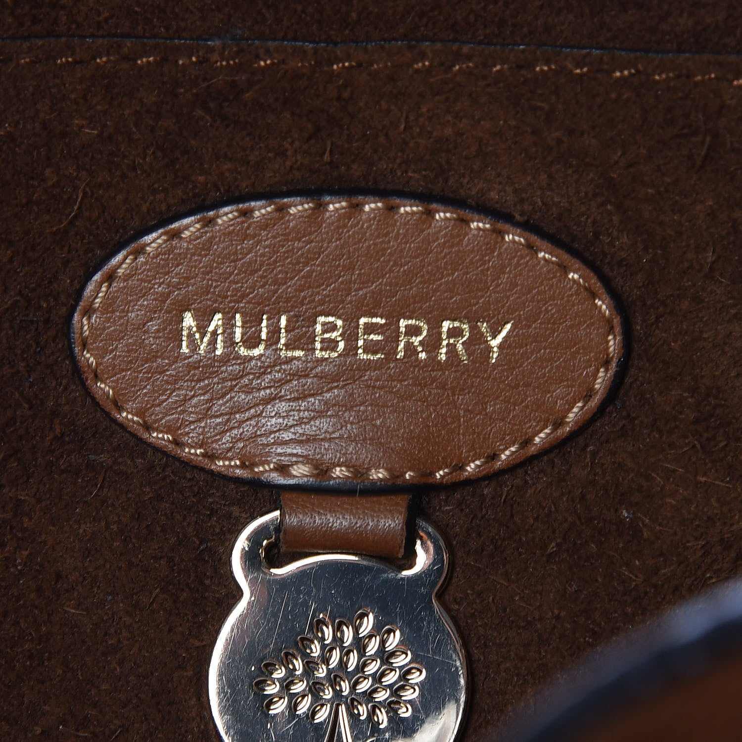 Mulberry Soft Matte Leather Cookie Bayswater Satchel Oak 6 of 10