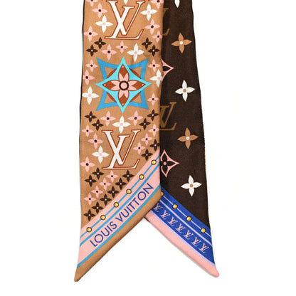 Louis Vuitton Silk Flowers Forever Bandeau Beige 2 of 4