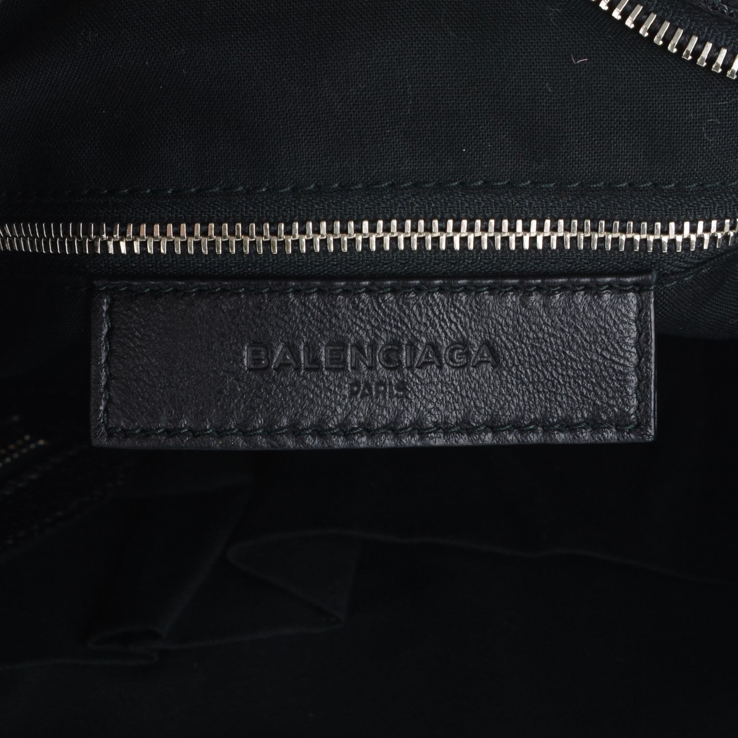Balenciaga Chevre Metallic Edge Silver Velo Black 6 of 7